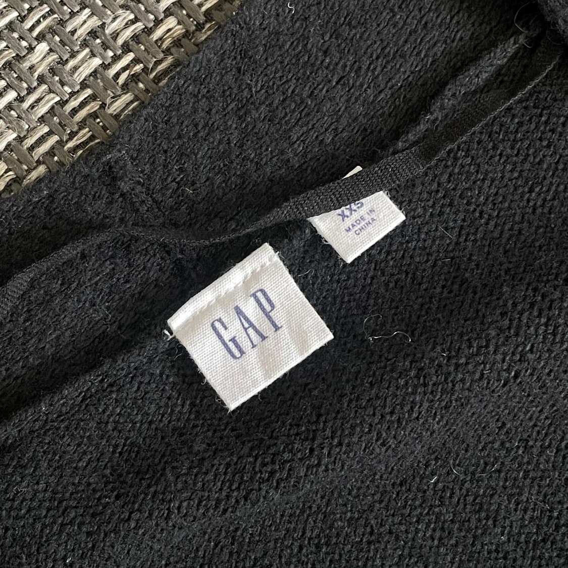 갭 블랙 포켓 롱 여성 가디건 xxs 상품이미지4