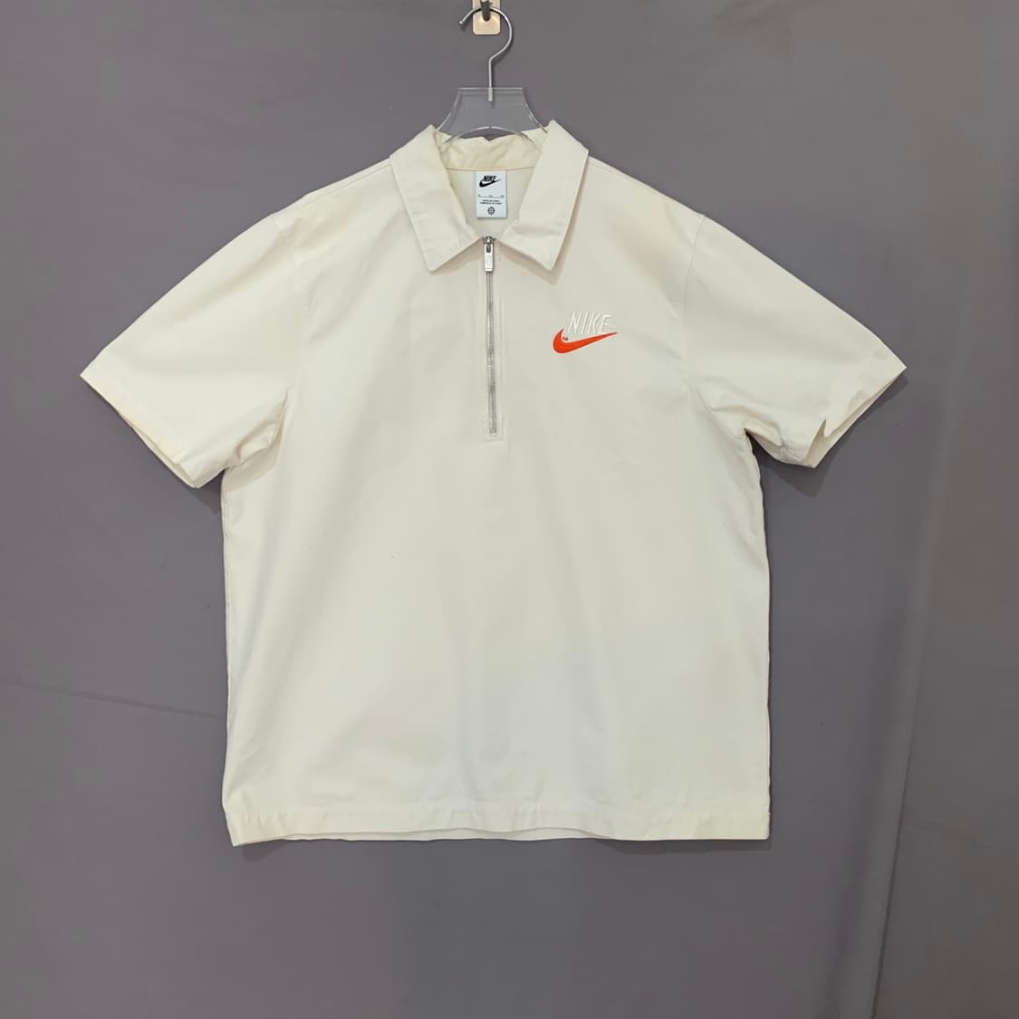 XL 나이키 NSW 트렌드 하프 반집업 오버핏 반팔 셔츠 남방 상품이미지2