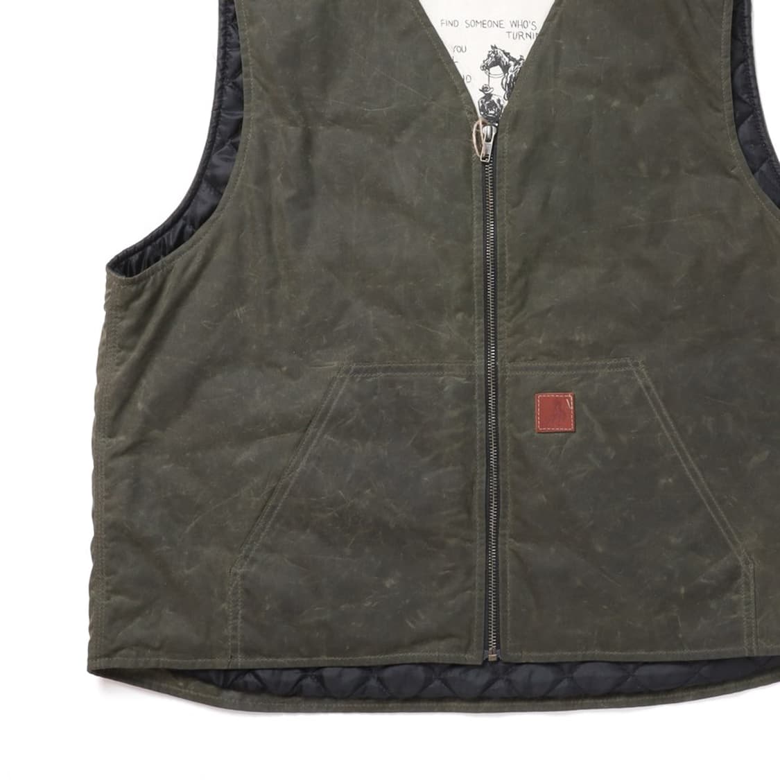 One of Thesedays Cotton Canvas Vest

 상품이미지3
