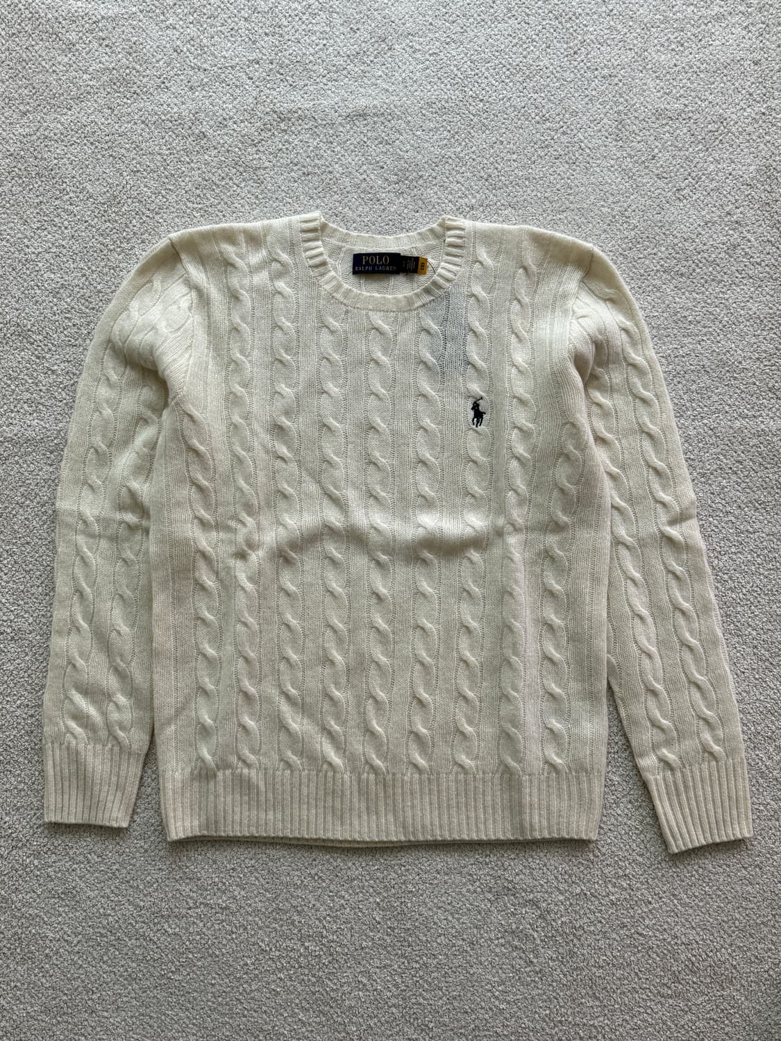 (새상품/정품) 폴로랄프로렌 울캐시미어 꽈배기니트(남S,XL) 상품이미지2