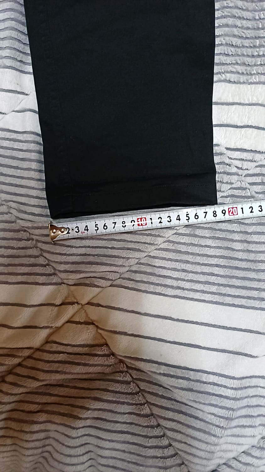 무신사 밴딩블랙면바지 실측31인치 기장102 상품이미지8