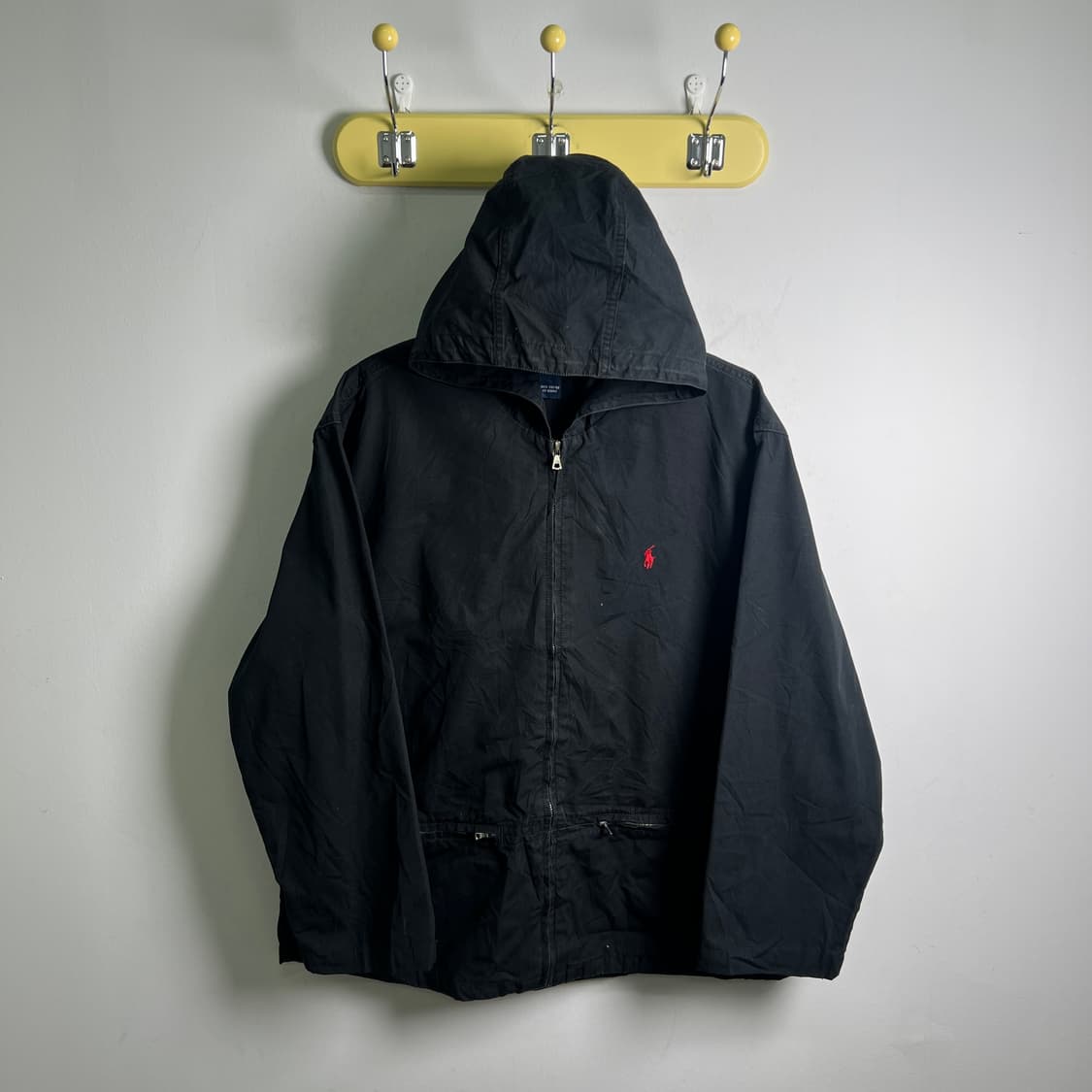 폴로 랄프로렌 블랙 후드 자켓 L 상품이미지1