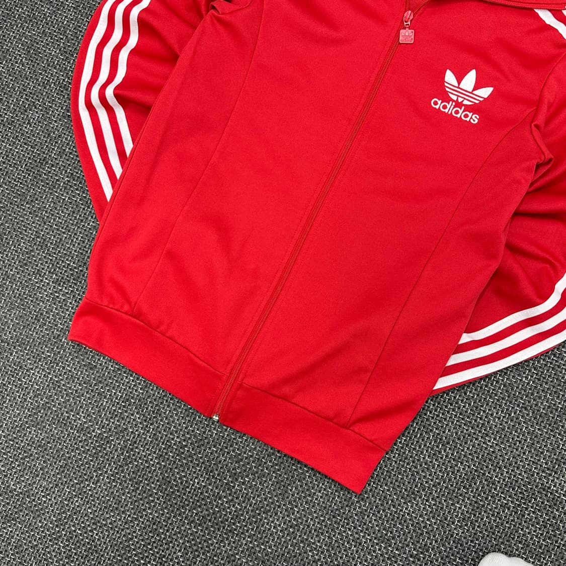 아디다스 자수로고 유로파 빈티지 레드 져지 90 상품이미지5