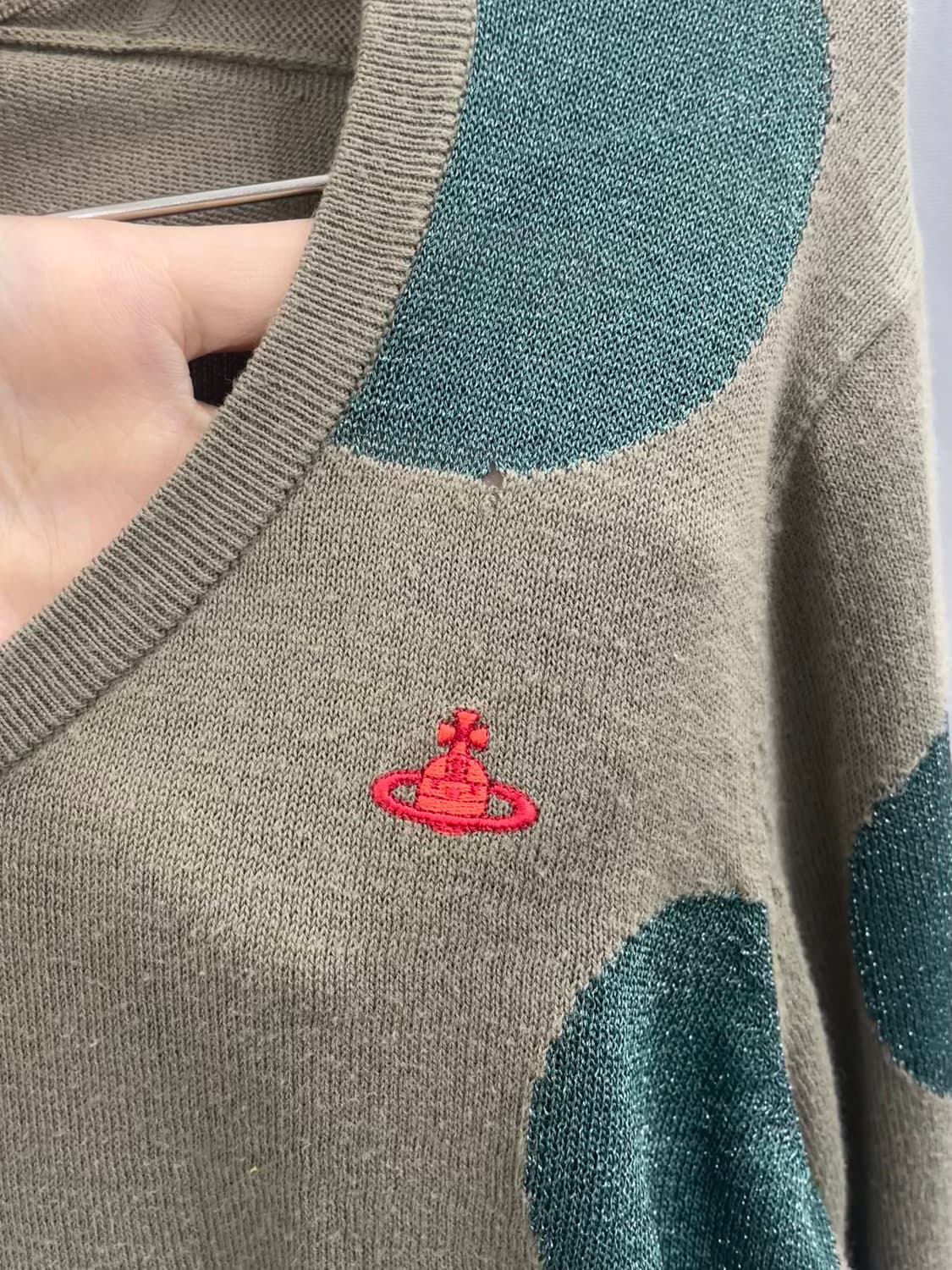 비비안웨스트우드 도트 가디건 상품이미지2