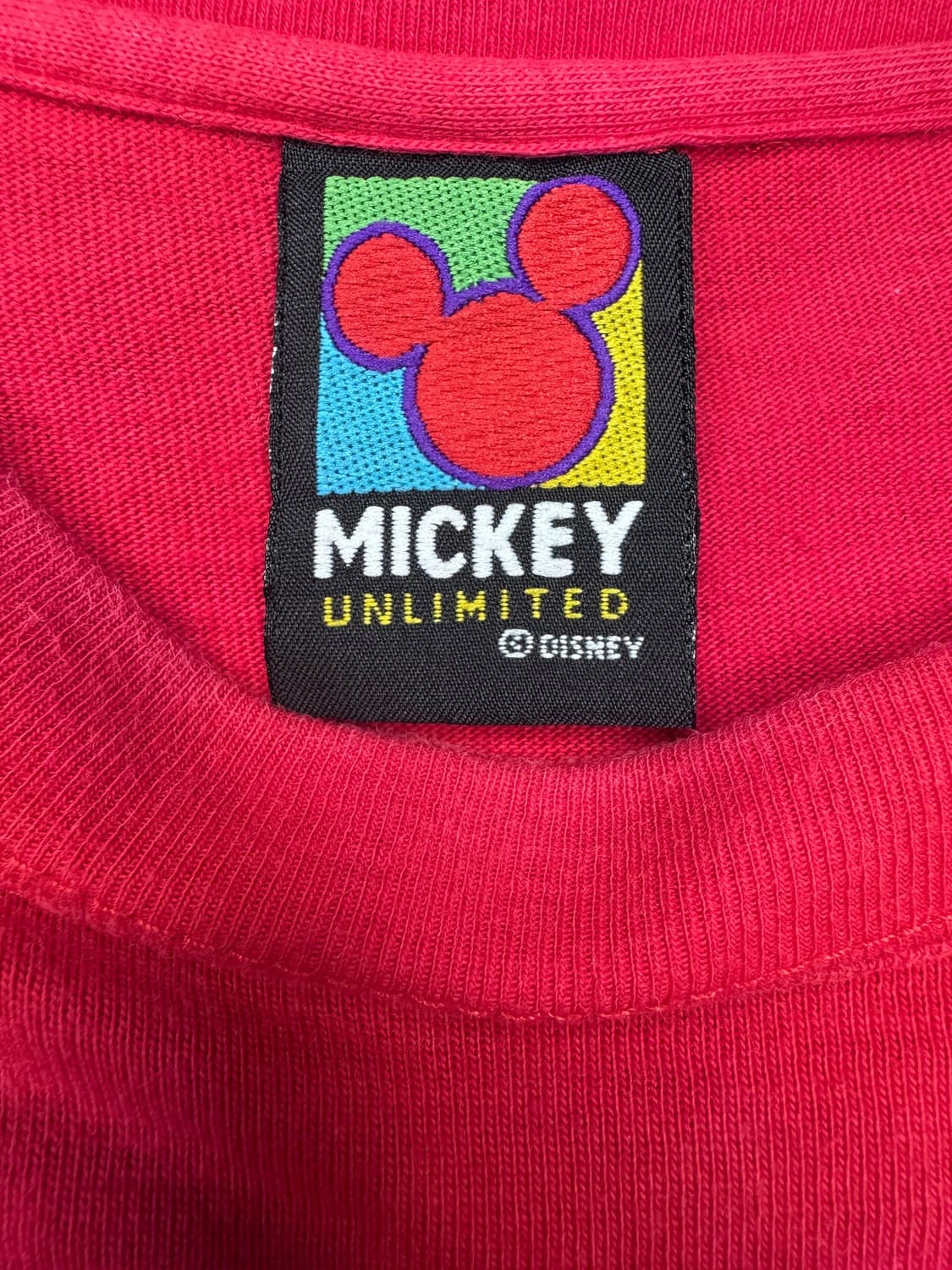 빈티지 00s 미키마우스 MICKEY MOUSE 레드 M 상품이미지4