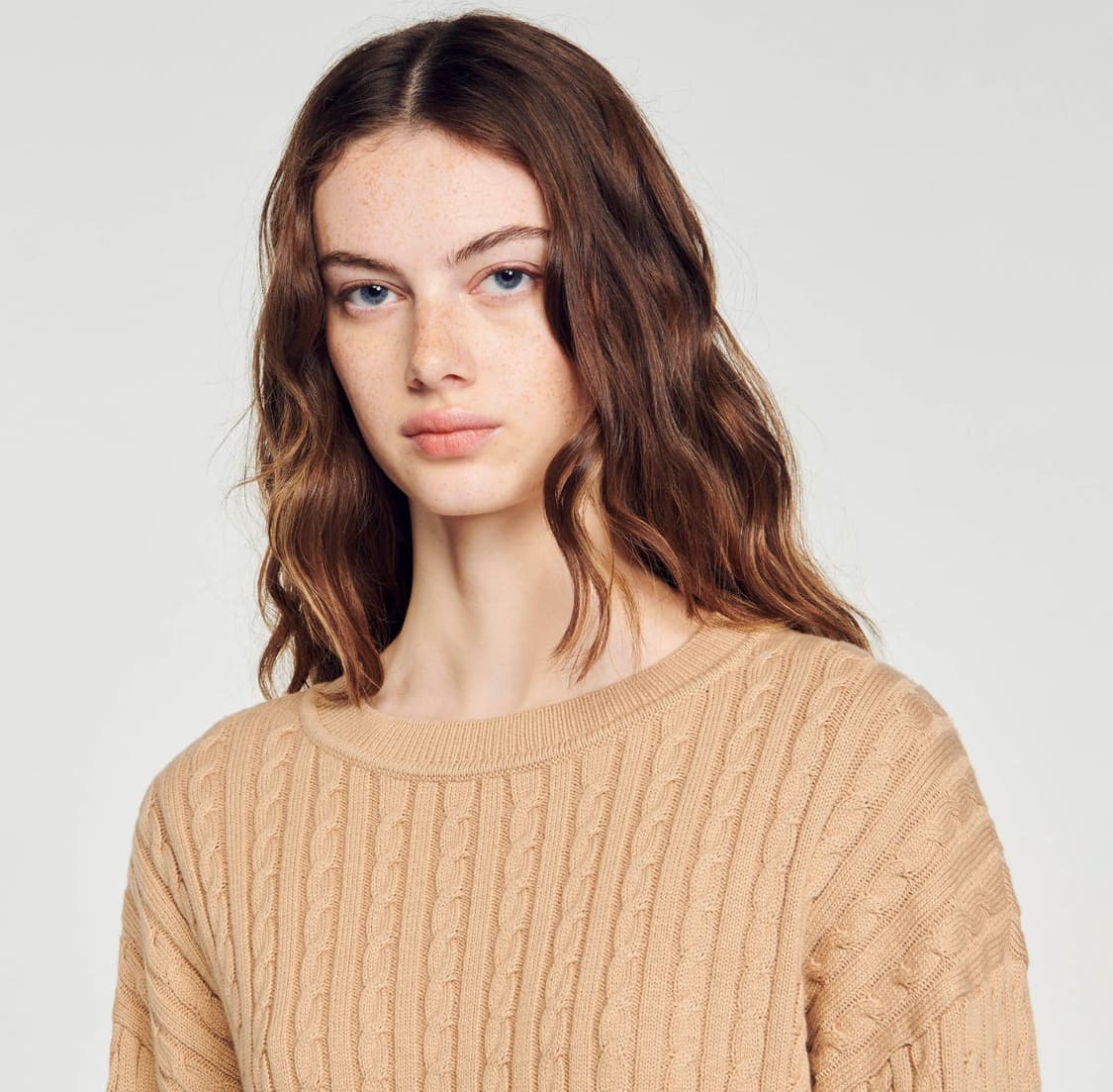 <실착 2회> 산드로(Sandro) 케이블 니트 스웨터 (36) 상품이미지8