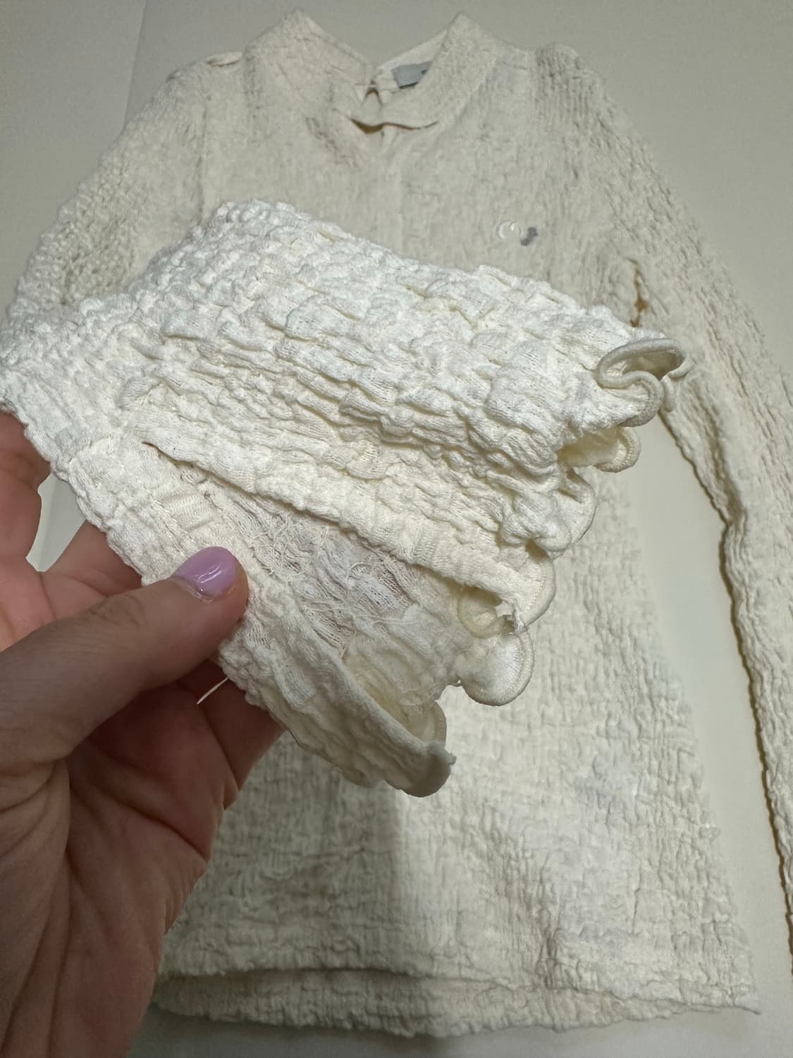 (새상품) O'2nd 넥트임 크링클 티셔츠 상품이미지7