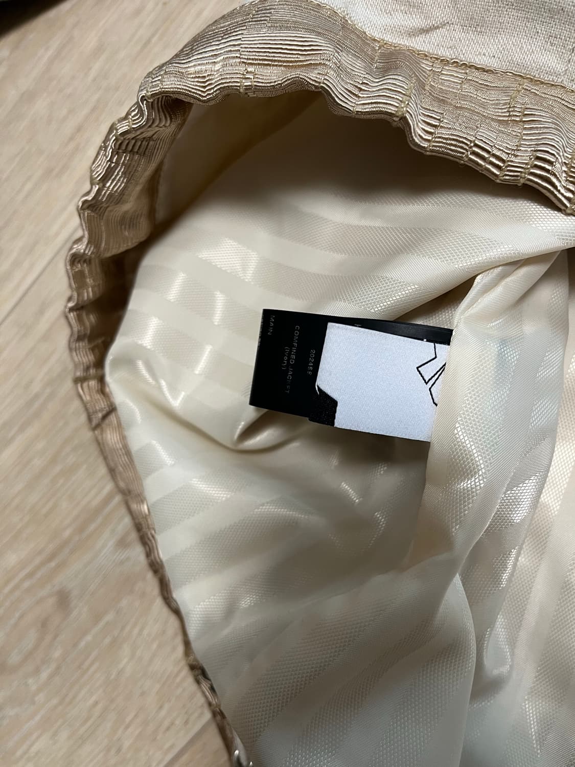 강정석 KANGJUNGSEOK 자켓 아이보리 3사이즈 상품이미지4