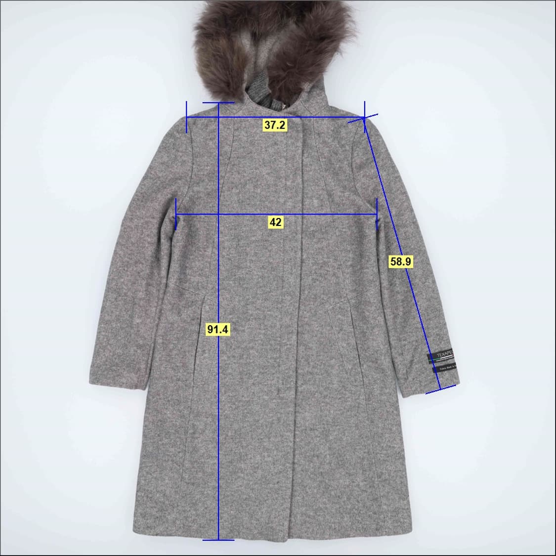 [55] 쉬즈미스 여성 너구리털 울 롱코트 1204HR1 상품이미지8