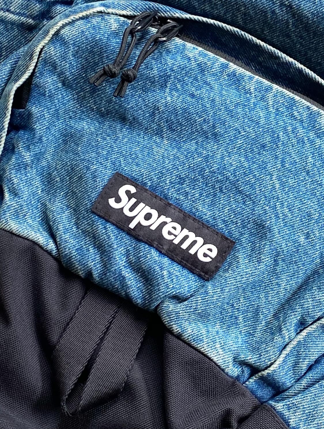[OS] 슈프림 데님 백팩 워시드 인디고 - 25FW 상품이미지10