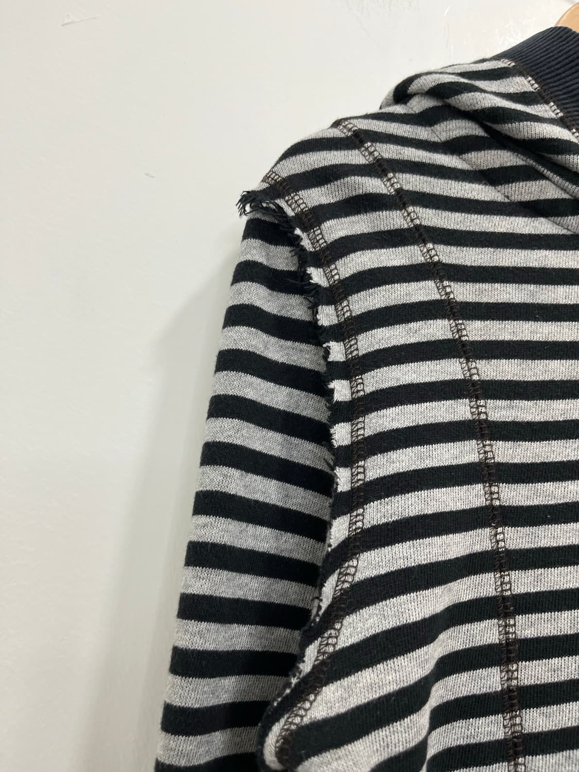 Honeysuckle Rose 락펑크 그런지 단가라 후드집업 상품이미지5