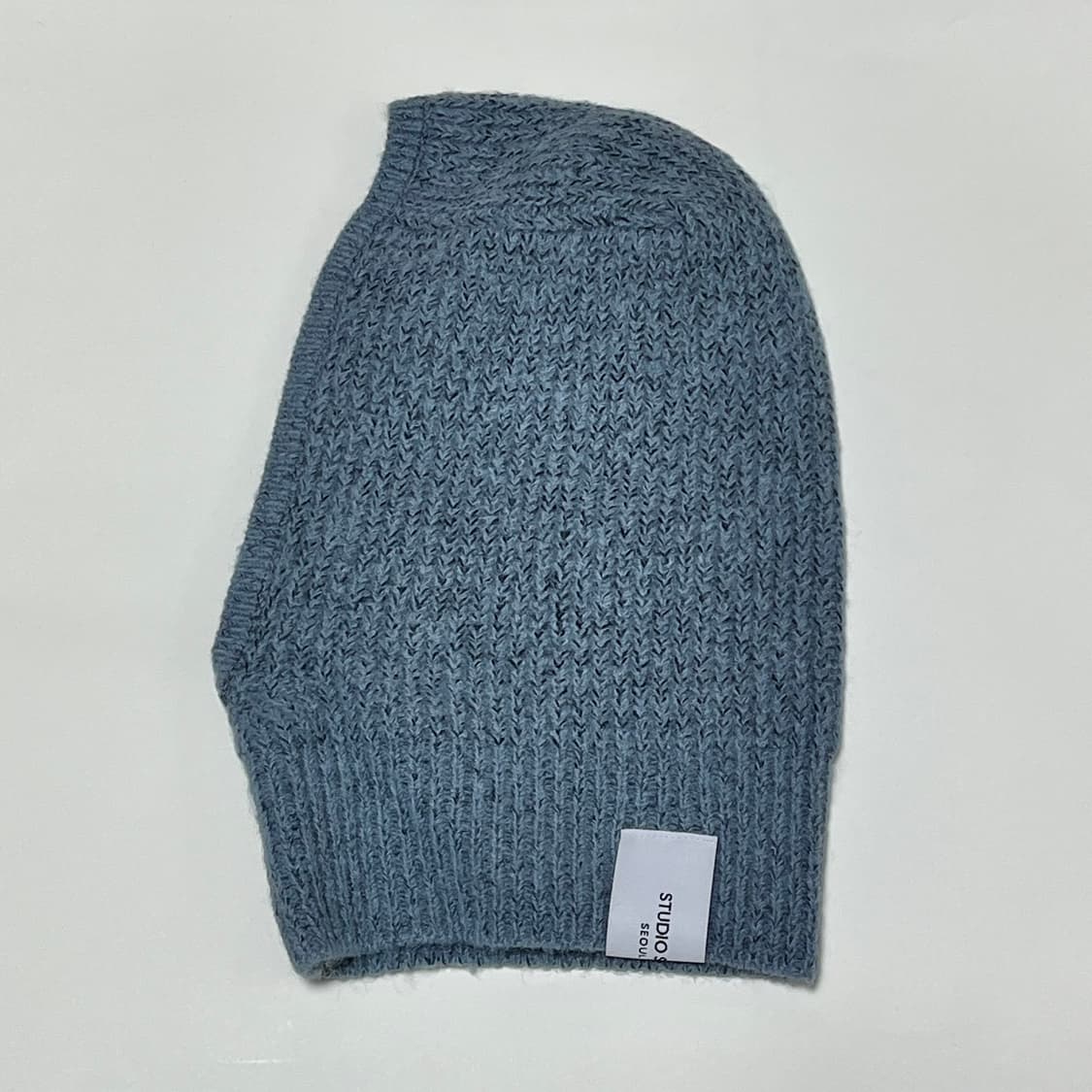 새상품 | STUDIO SALT 니트 바라클라바 블루 상품이미지1