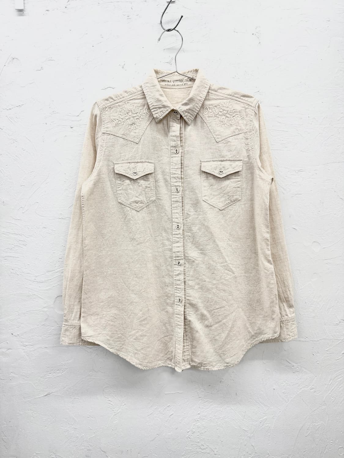 goa 엠브로이더리 린넨 셔츠 상품이미지1