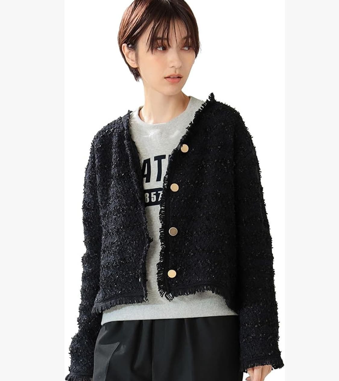 B:MING BY BEAMS - 23FW TWEED CARDIGAN 상품이미지3