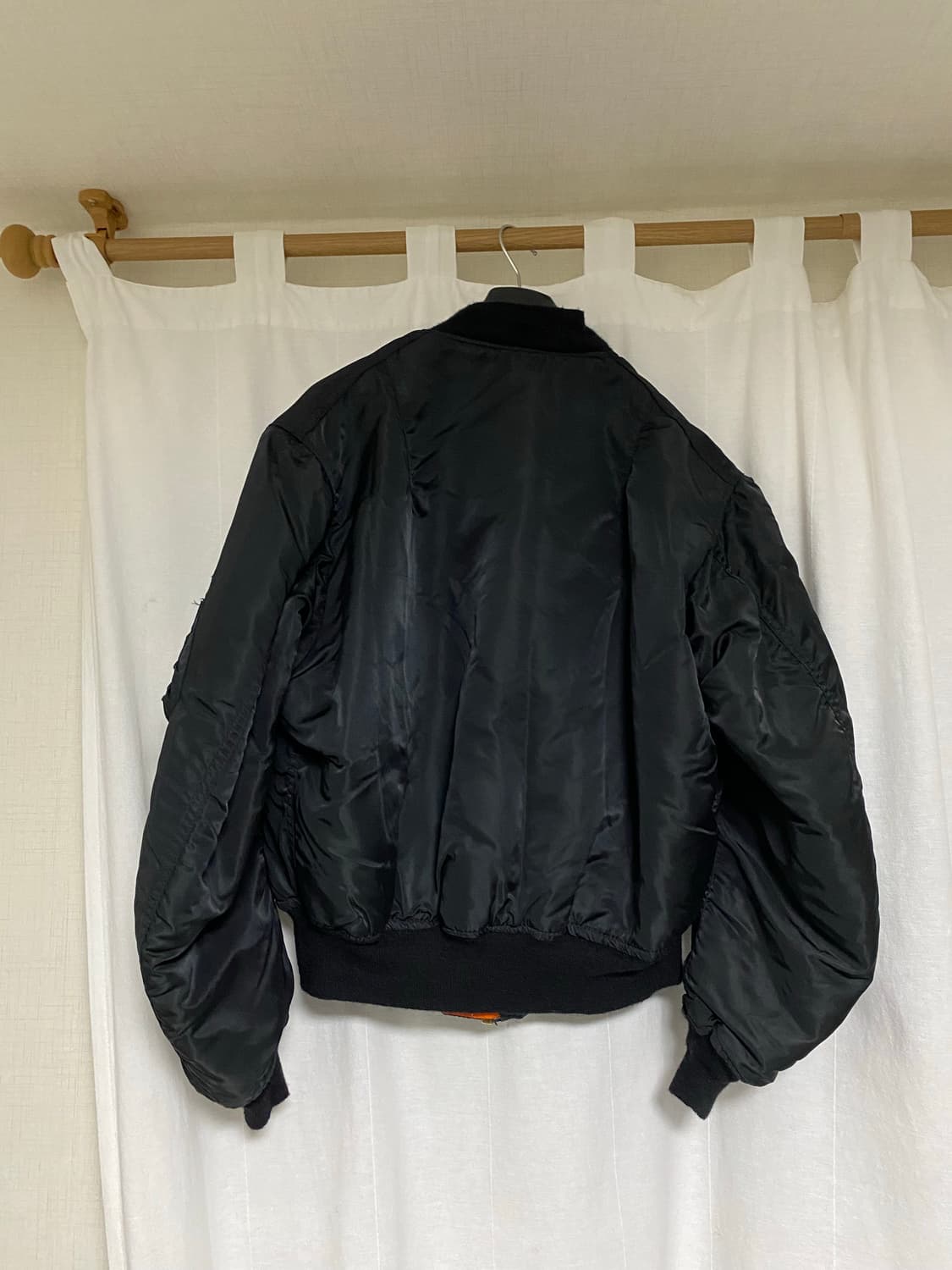 90s USA 알파인더스트리 ma-1 플라이트자켓 상품이미지2