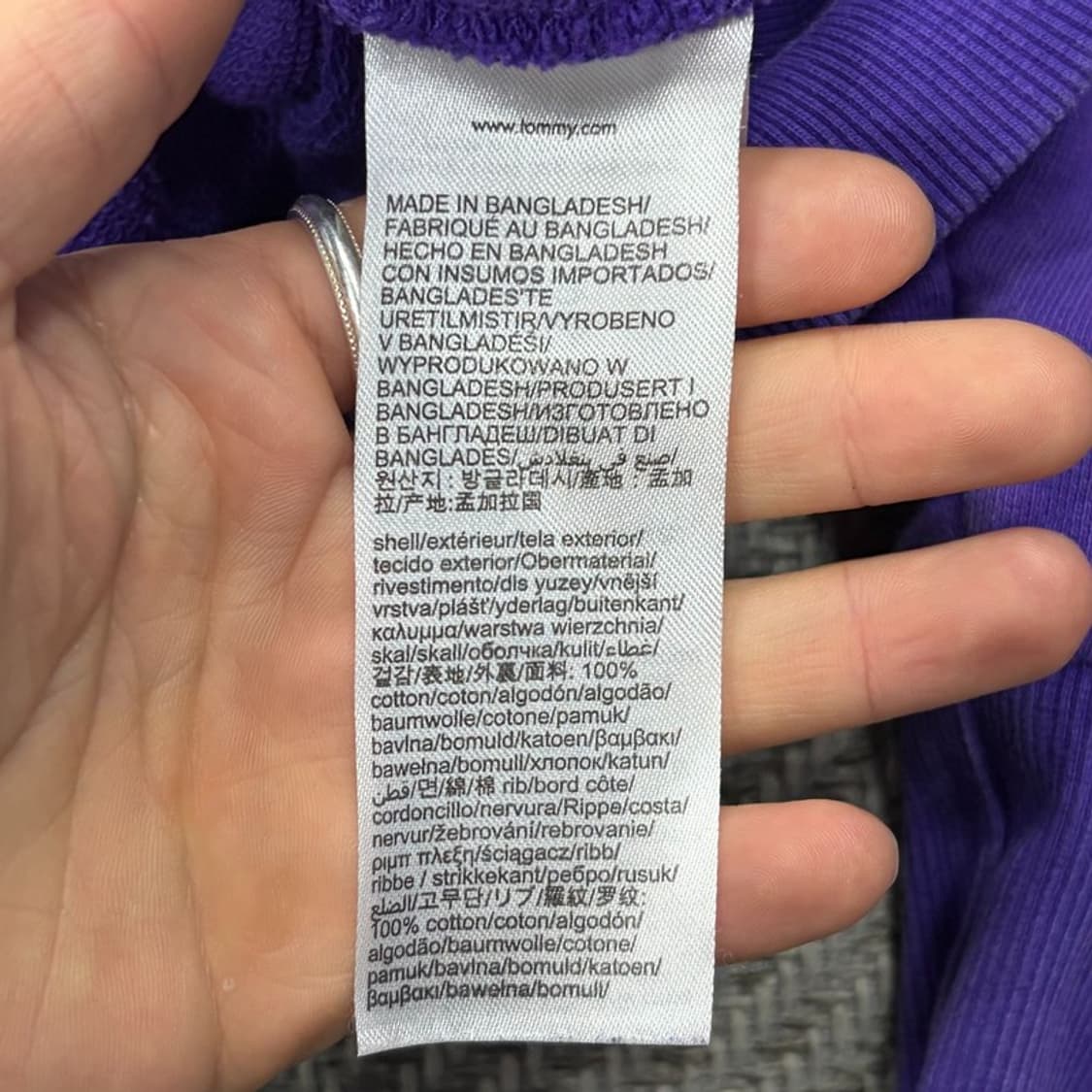 타미힐피거진스 자수로고 후드티 v2510 상품이미지8