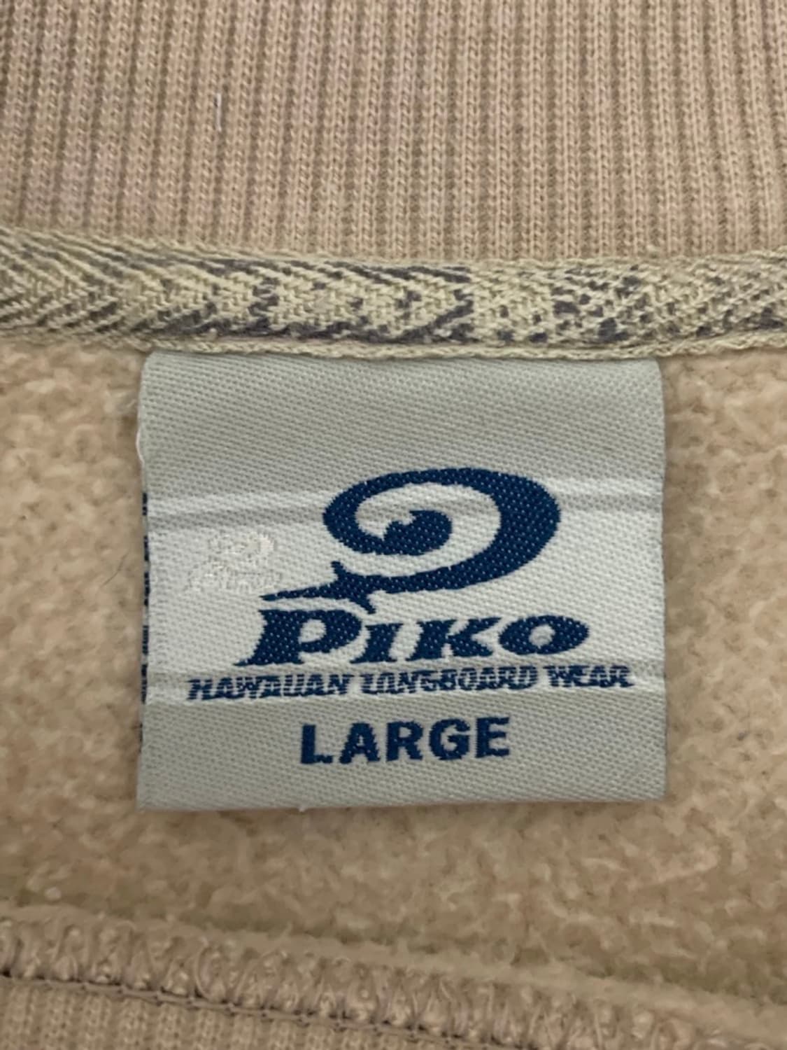 (빈티지)Piko 피코 롱 보드웨어 글리터 백프린팅 스웻셔츠 상품이미지4