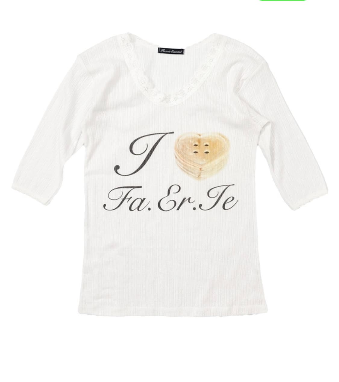 샵페어리  fa.er.ie lace T-shirt 상품이미지1