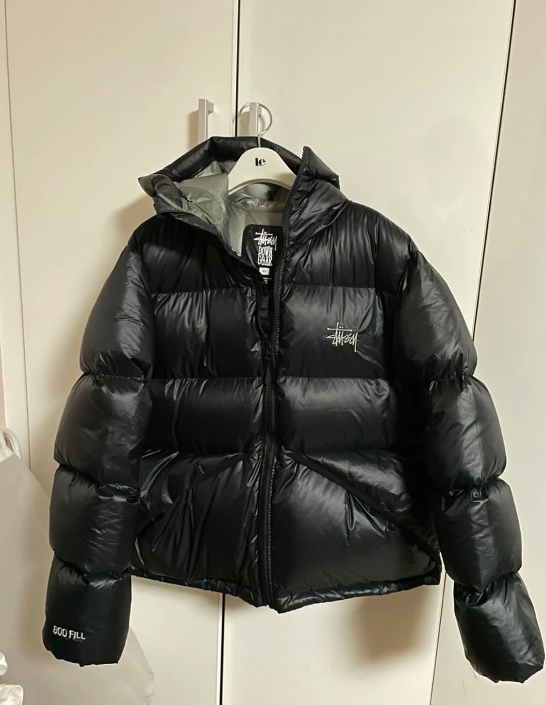 스투시 다운파카 마이크로 립스탑 패딩 xs 상품이미지3