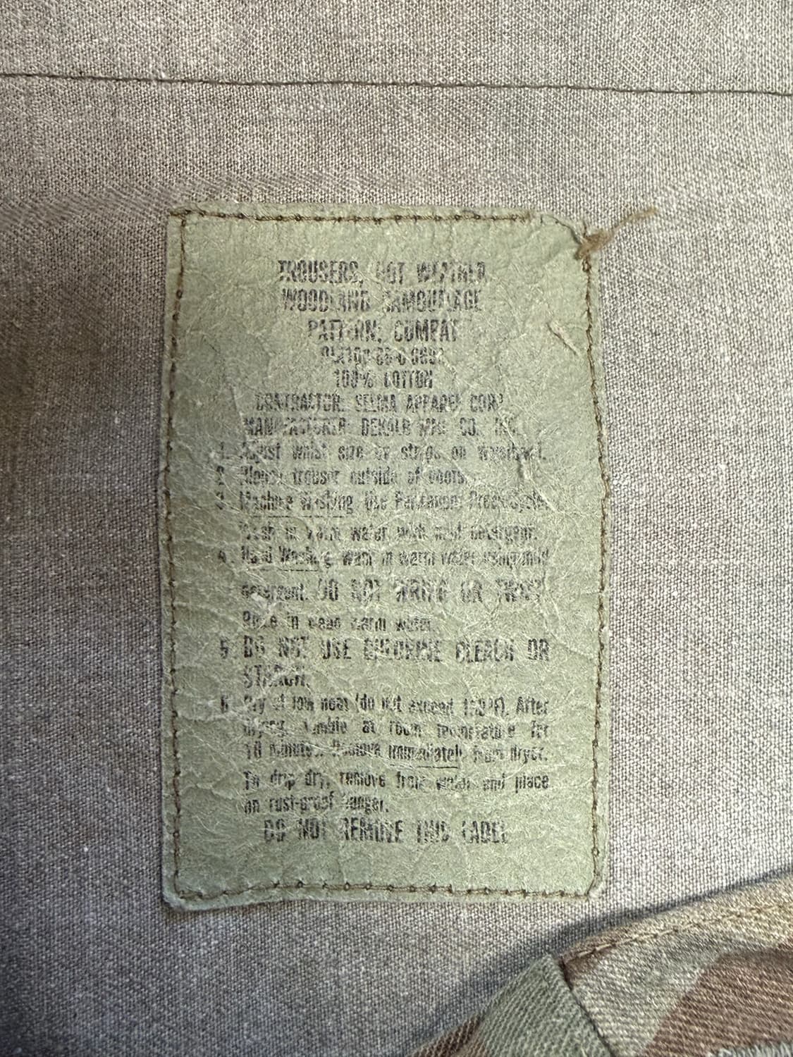 US army OG M65 우드랜드 필드팬츠 미디움 레귤러 상품이미지6