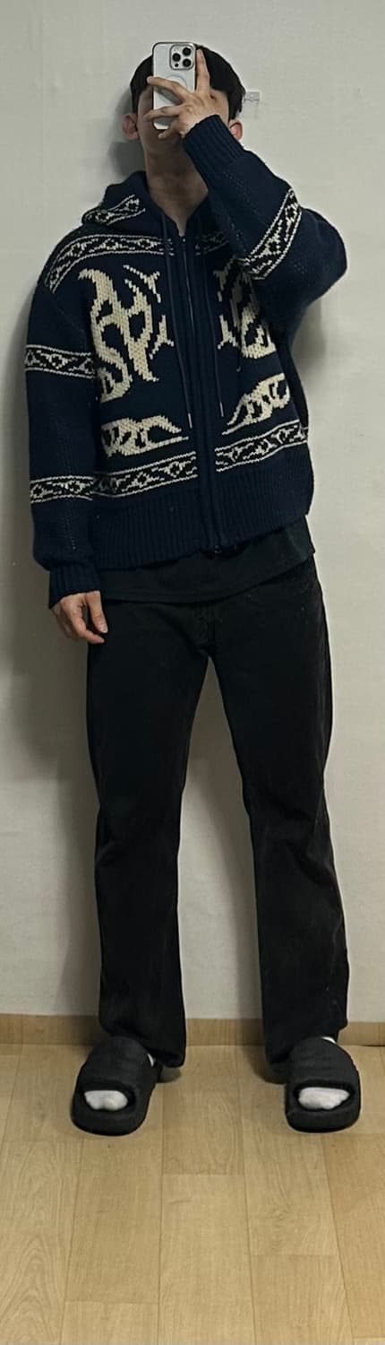 노매뉴얼 코위찬 후디드 집업 상품이미지5