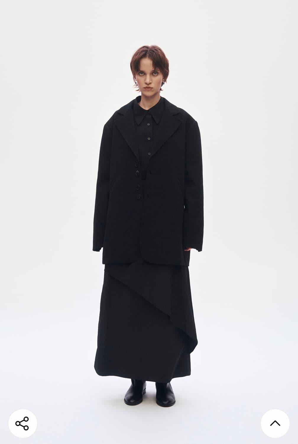 트리밍버드) Over Fit Wool Jacket BK F 상품이미지2