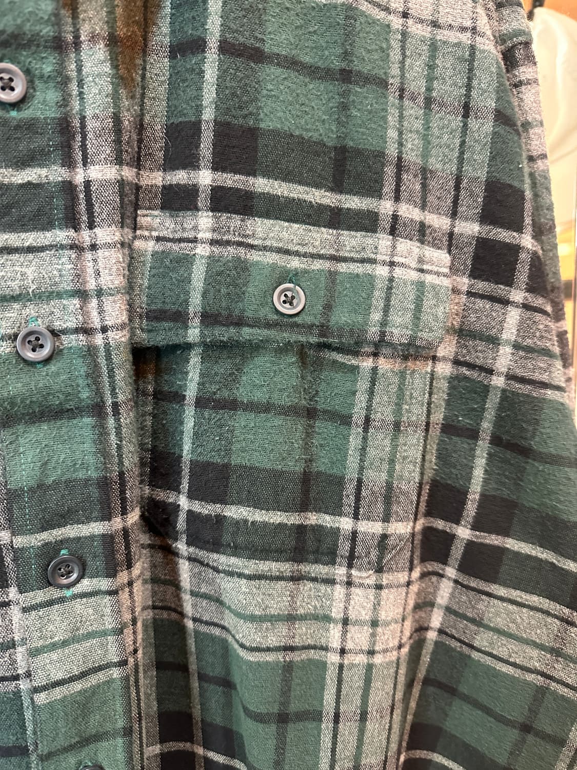 LL Bean 체크 플란넬 셔츠 빅사이즈 상품이미지2