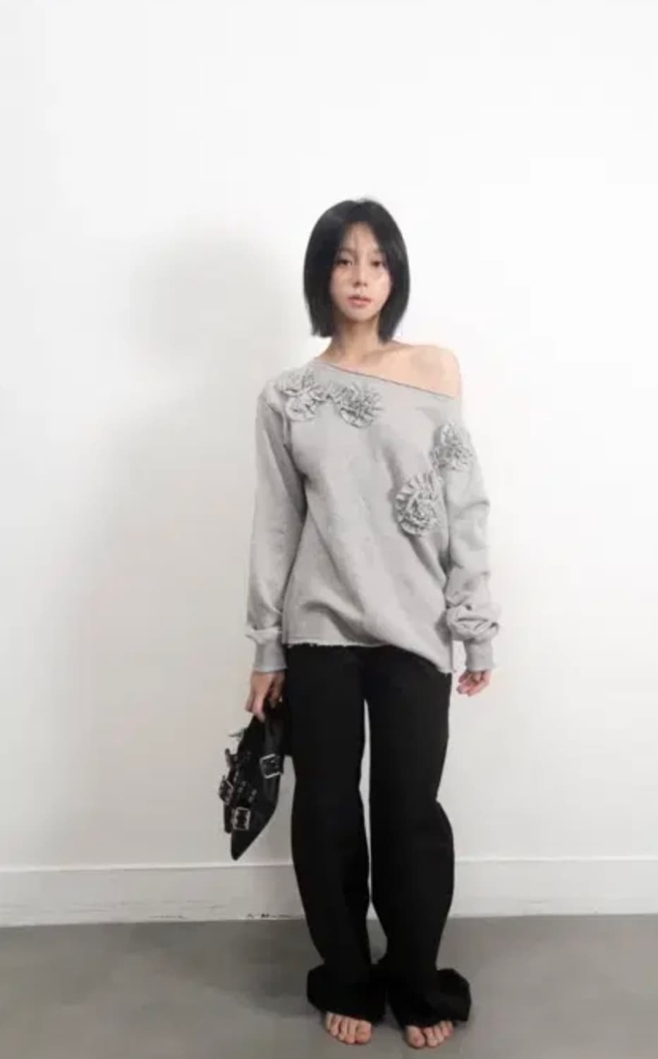 아브 로우와이드 팬츠 m 상품이미지1