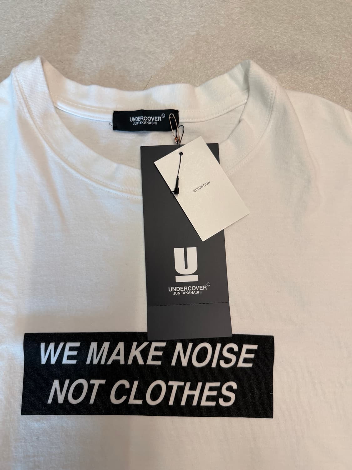 언더커버 we make noise not clothes 티셔츠 상품이미지3