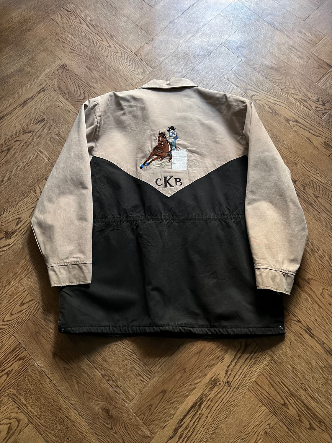 [XL]80's Made in USA 요크 캔버스 블랭킷 워크자켓 상품이미지9