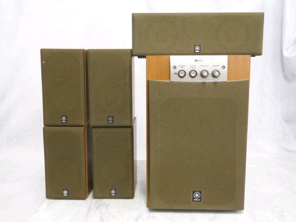 야마하 5.1ch 빈티지 홈시어터 스피커 세트 인테리어 레트로 앤틱 카페 상품이미지3