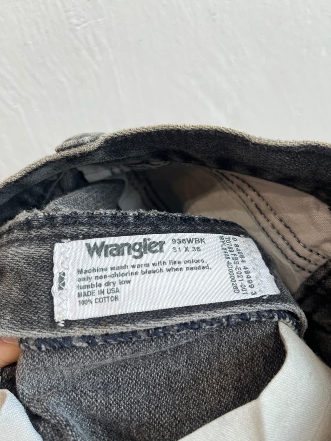 랭글러 936WBK 카이보이컷 데님팬츠 Made in USA  상품이미지3