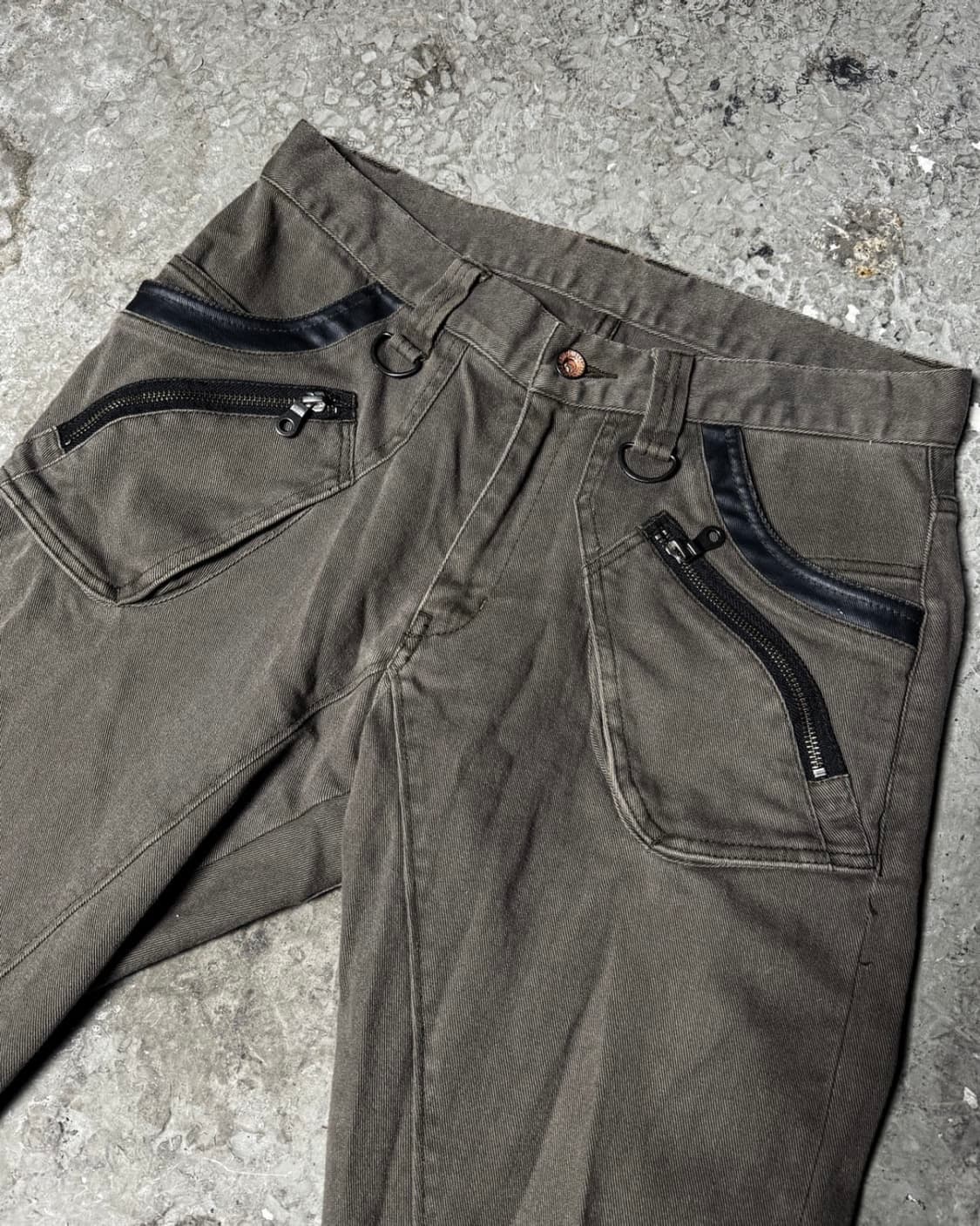 PPFM Zip Pocket Detail Curve pants 상품이미지3