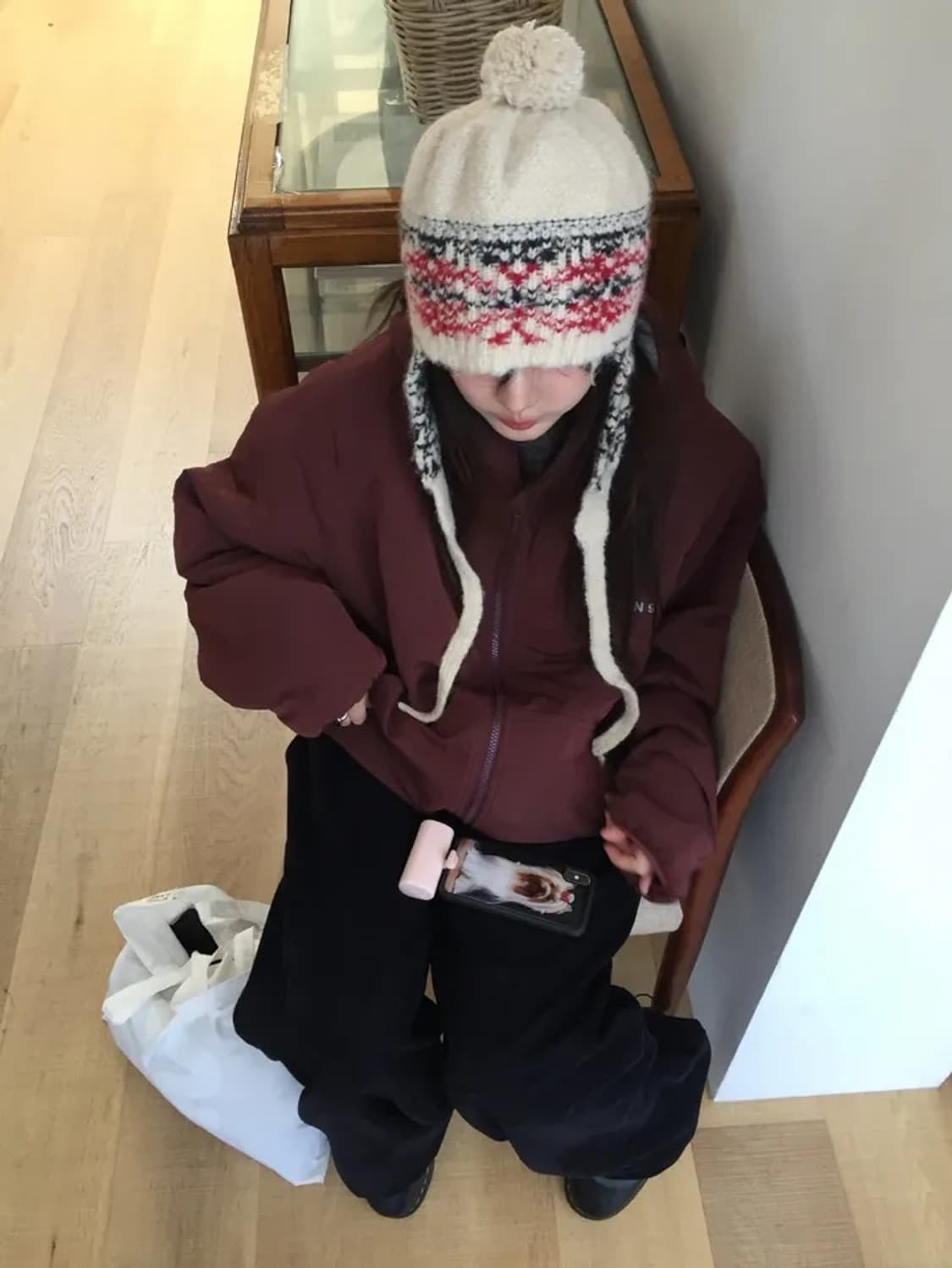 코위찬 이어플랩 비니 상품이미지2