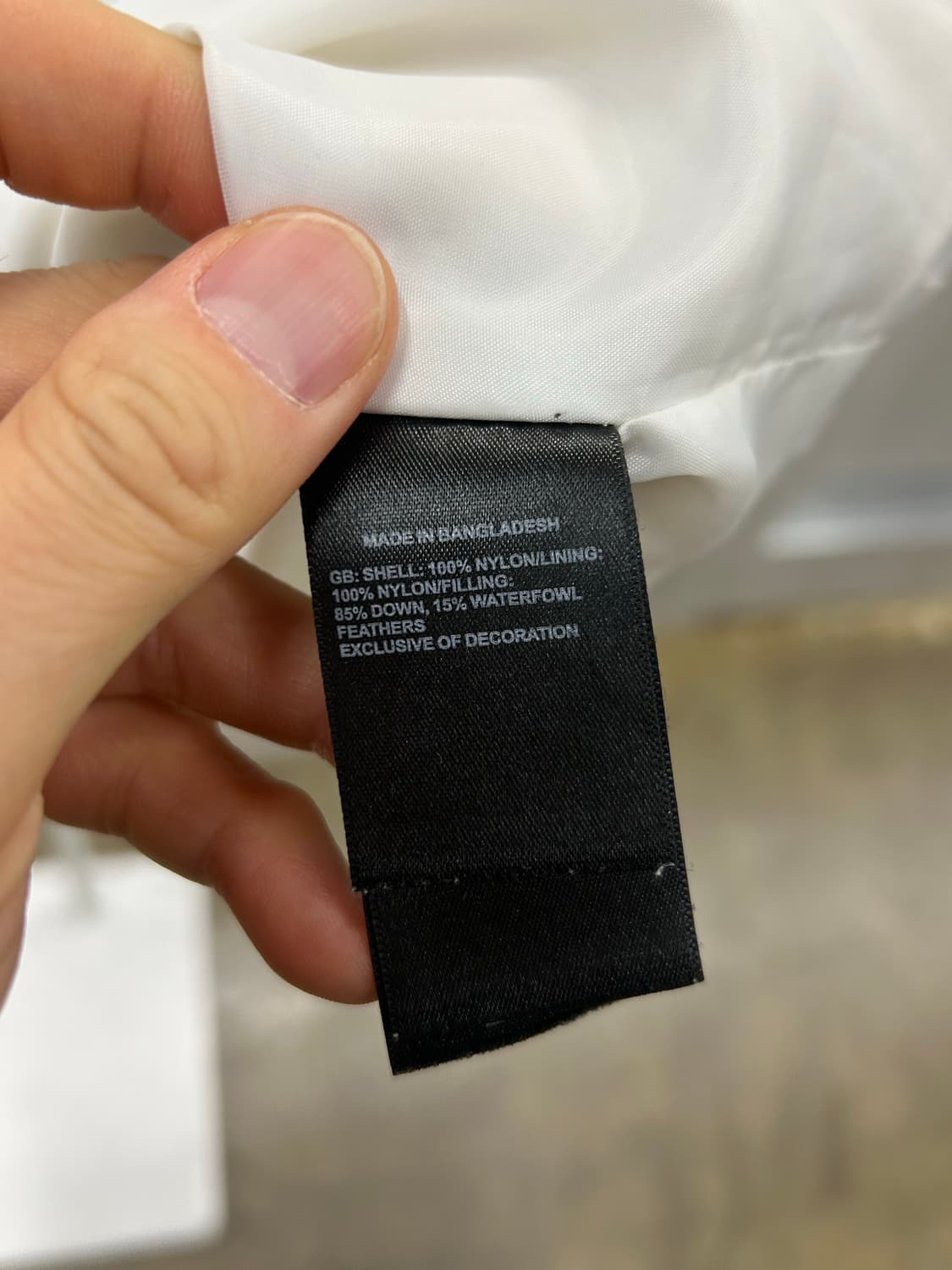 노스페이스 고어텍스 화이트 바람막이 자켓 후드 상품이미지4