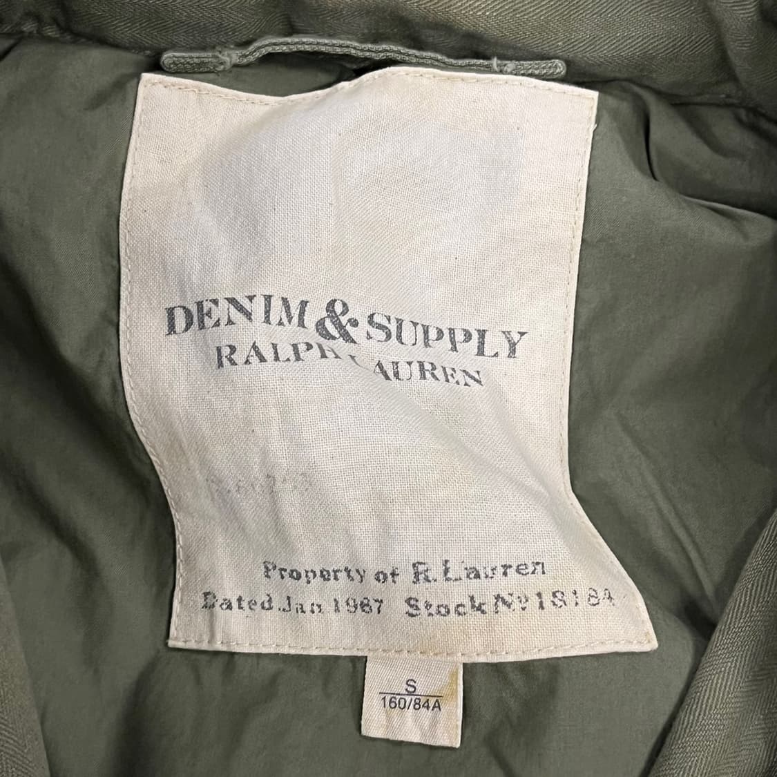 [정품/S] 폴로 데님앤서플라이 M65 인디안 야상 자켓 b10 상품이미지5