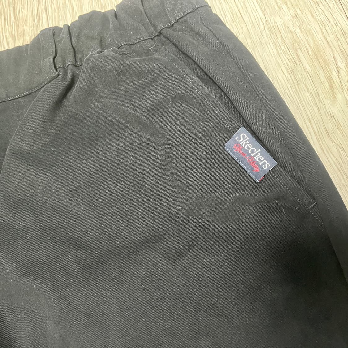 🖤 스케쳐스 프리미엄 코튼 밴딩 슬랙스 (블랙 / L) 상품이미지3
