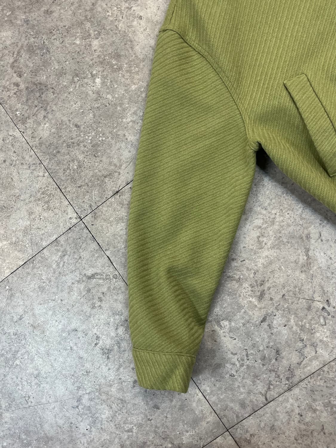 빈티지 투웨이 카라 집업 자켓 그린 #csz2350 상품이미지6