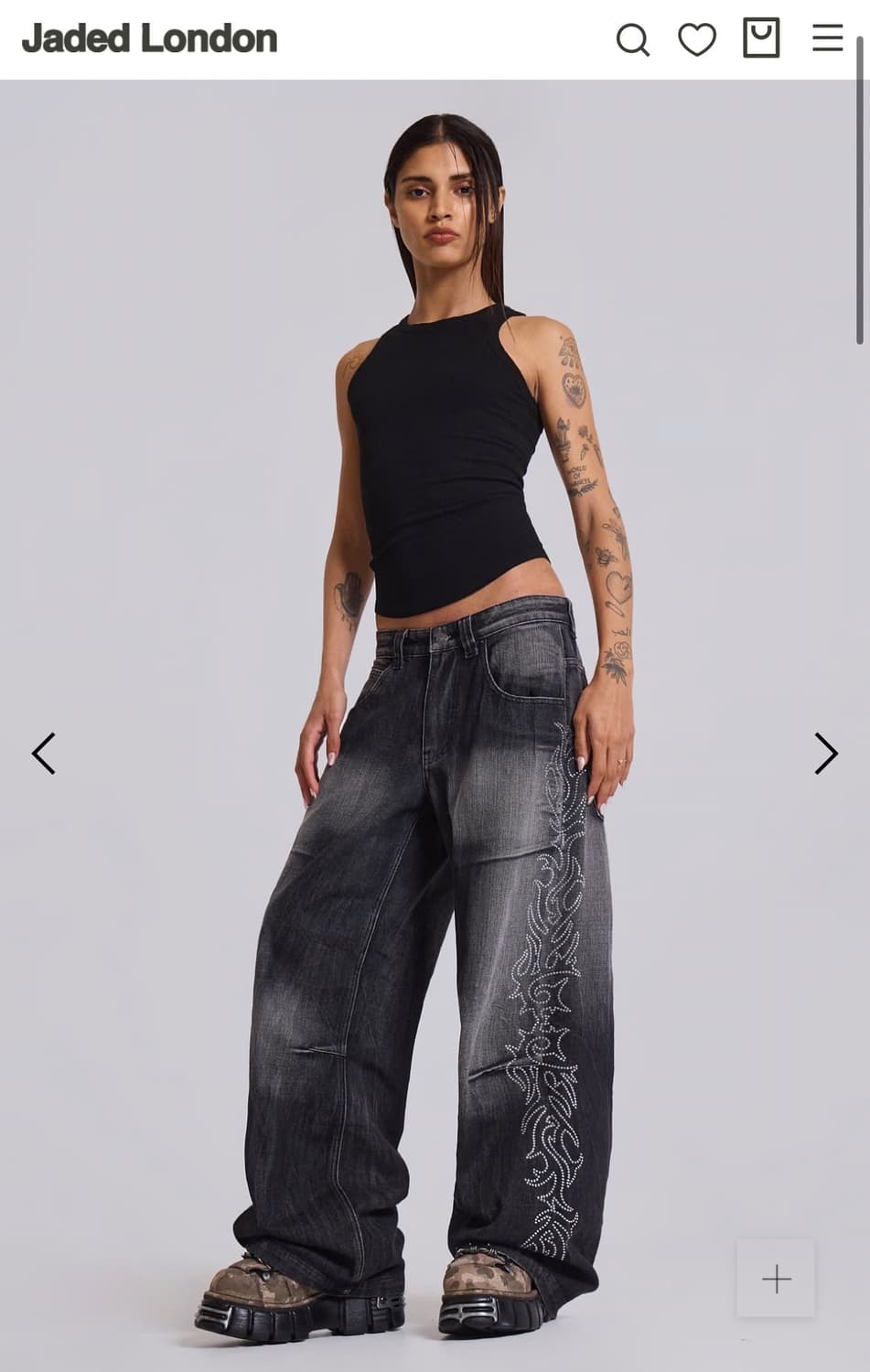 Jaded London Crystalline Colossus Jeans 상품이미지1