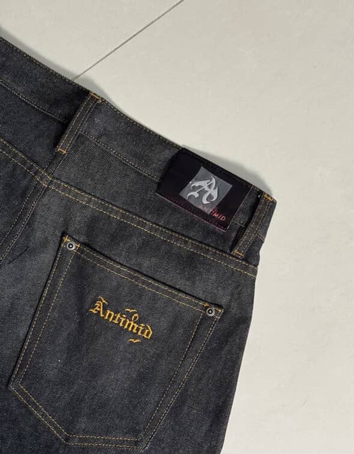 Antimid 데님팬츠 블랙 XL 상품이미지3