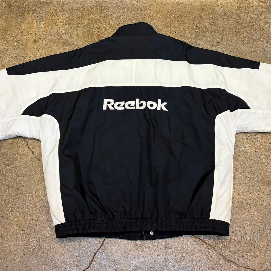 레어 90s 미국 빈티지 리복 빅로고 바람막이 패딩 자켓 상품이미지2