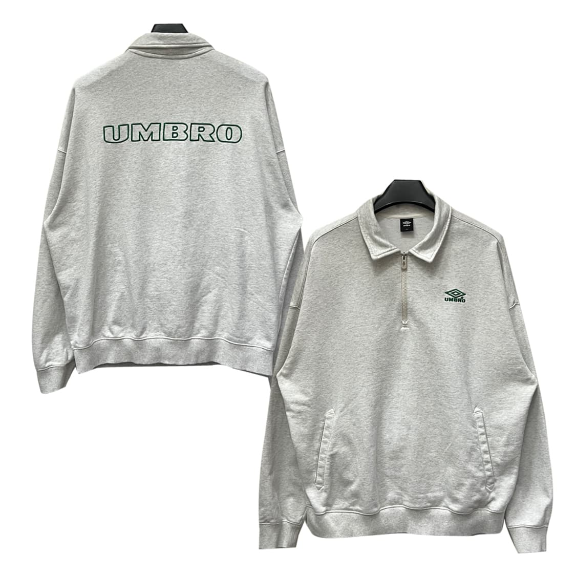 엄브로 하프집업 카라 맨투맨 105 상품이미지1