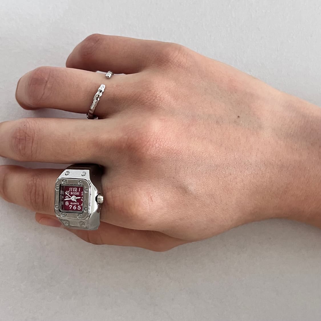 쿼츠 시계 반지 상품이미지1