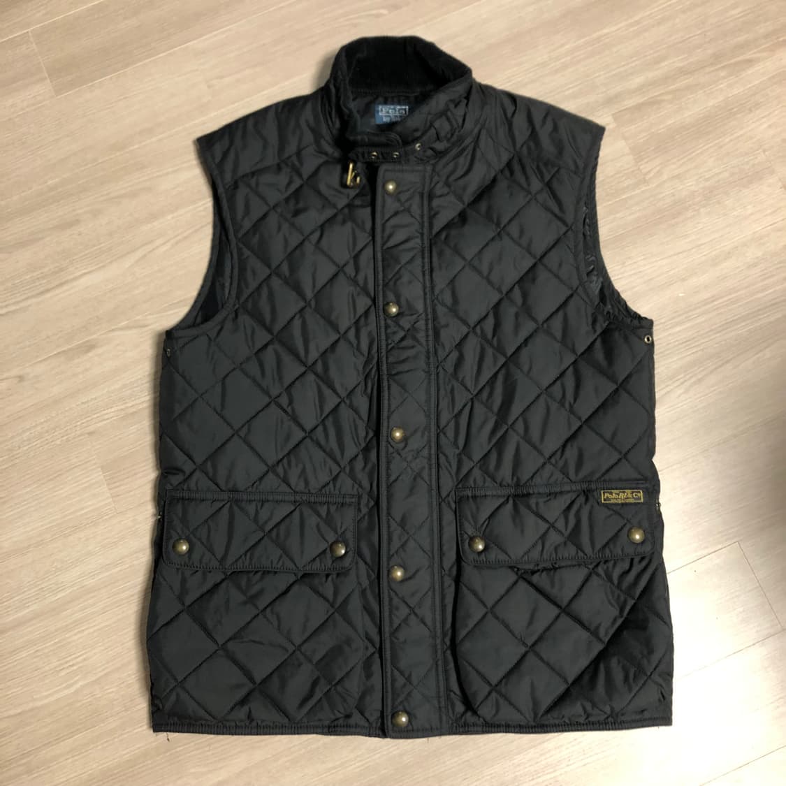 폴로 랄프로렌 블랙 퀼팅 조끼 상품이미지1