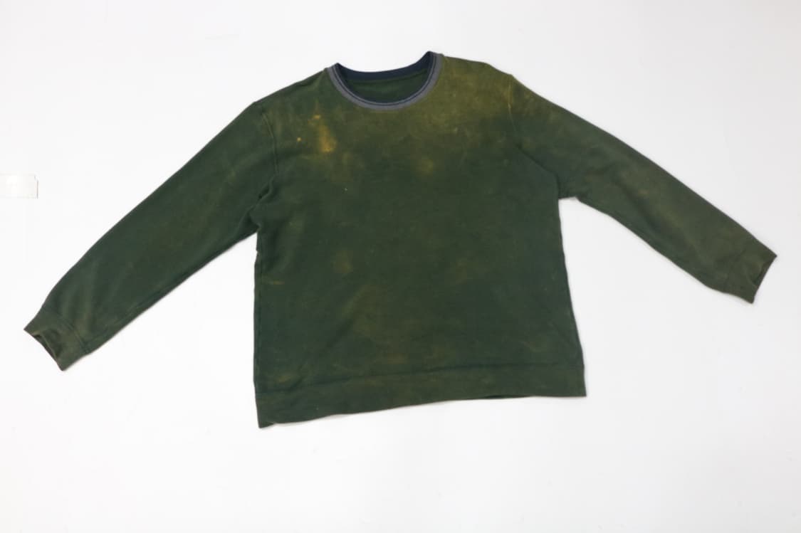 빈티지 선페이딩 포레스트 그린 스웻셔츠 상품이미지3