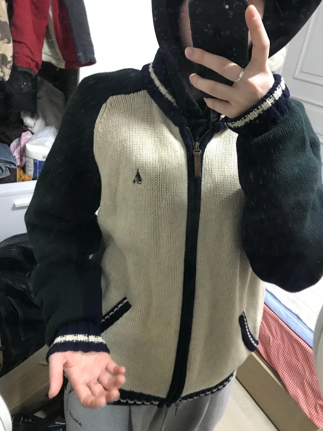 빈폴 니트 집업 상품이미지3