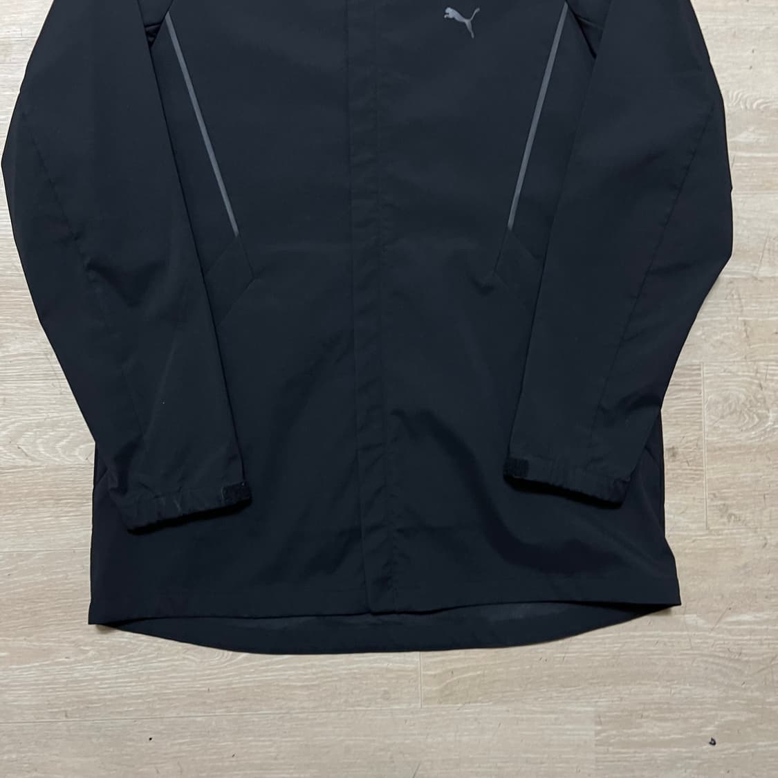 푸마 리핑캣 로고 바람막이 후드자켓 [블랙] S/90 상품이미지3