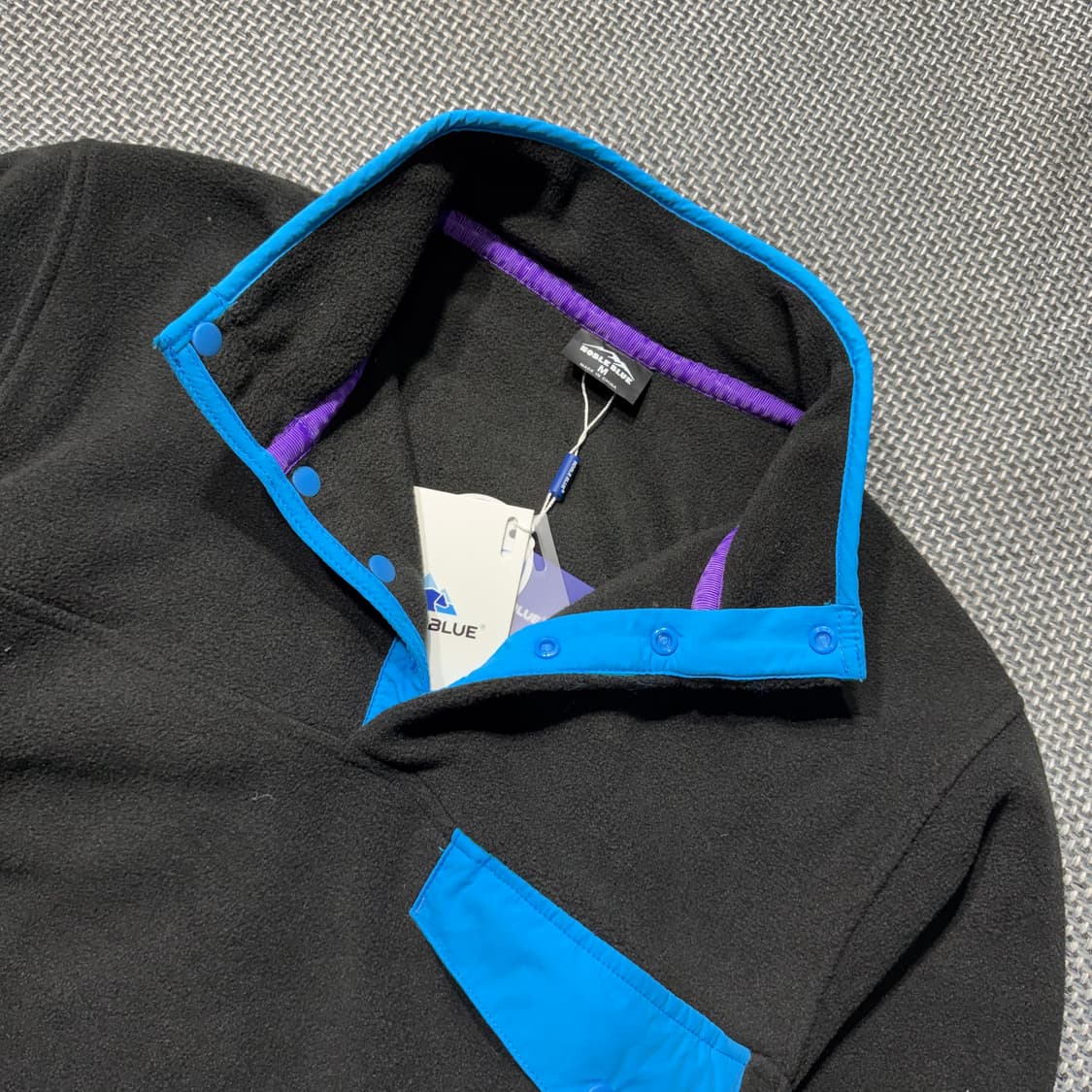 (새상품) 빈티지 아웃도어 플리스 스냅티 상품이미지3