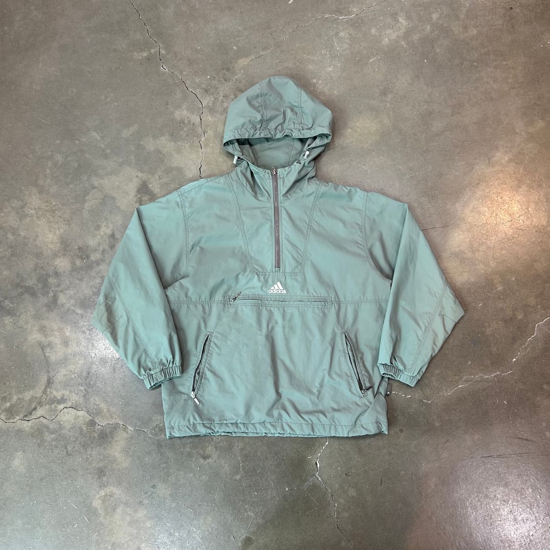 빈티지 아디다스 아노락 후드 바람막이 상품이미지1