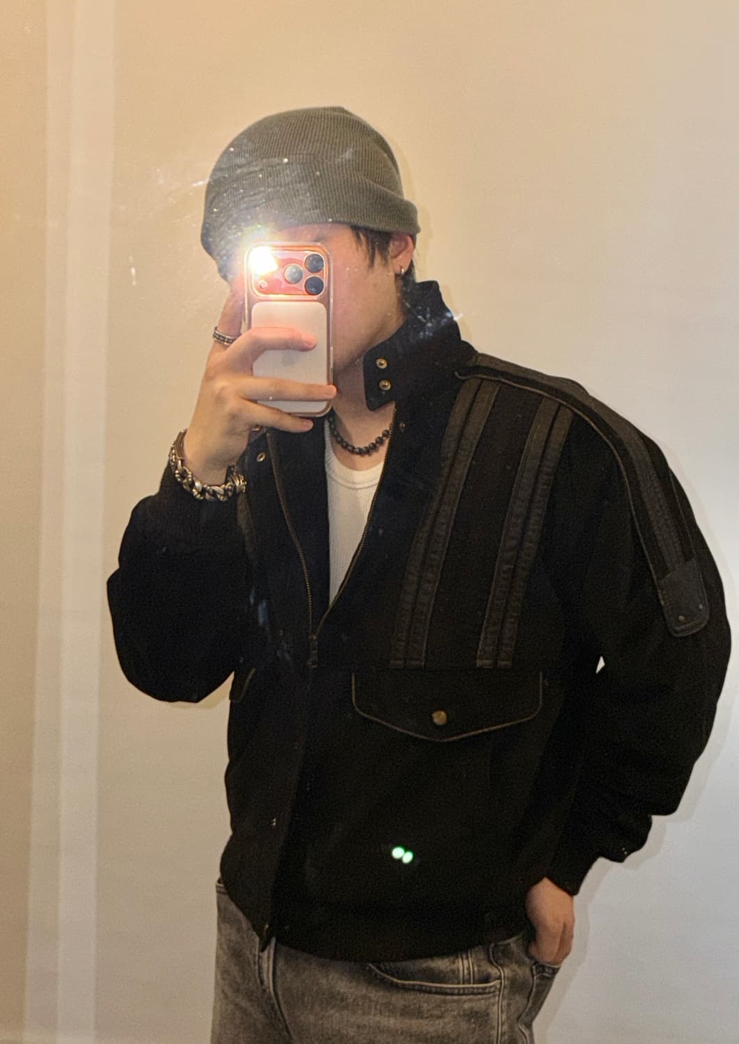 일본 빈티지 라인 자켓 상품이미지2